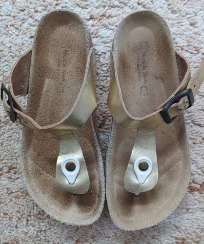 Leder zehentrenner 32 - gr.,